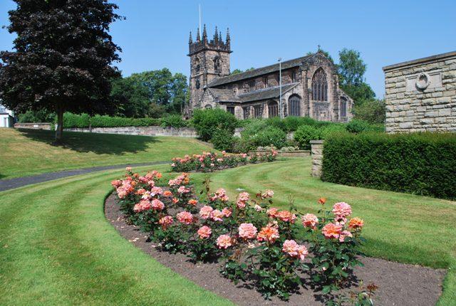 The Rotary Jubilee Rose Garden in Wilmslow